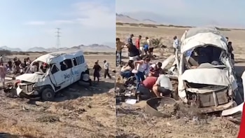 Tragedia en la Panamericana Norte: despiste de minivan deja al menos cuatro muertos en Pacasmayo