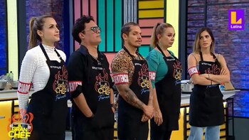 Noche de sentenciados en El Gran Chef Famosos. Latina TV.