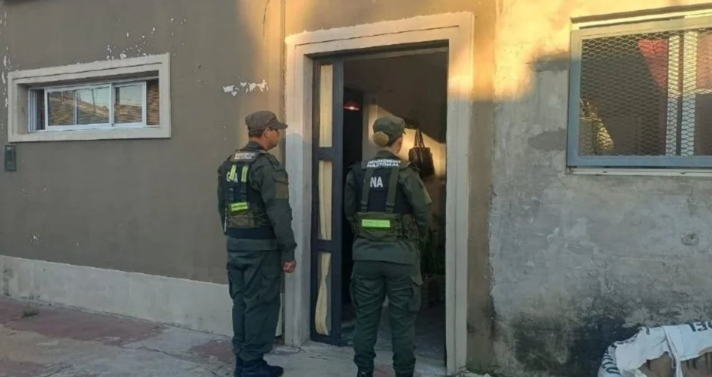 Uno de los allanamientos realizados en Concordia durante la investigación a la banda liderada por Kueider