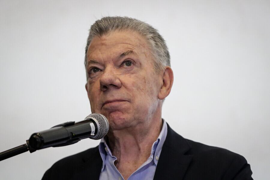 Santos resaltó la solidez institucional del país y llamó a que el nuevo gobierno promueva la unidad y el respeto por la Constitución - crédito Catalina Olaya / Colprensa
