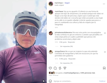 El testimonio se conoció el viernes 8 de mayo de 2026 - crédito @marichaux/IG