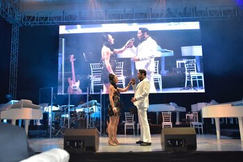 Autoridades municipales develaron la placa del Festival Internacional Atzan 2024 que se realizará en Atizapán y Tlalnepantla con diversos artistas (Gob. Atizapán de Zaragoza)