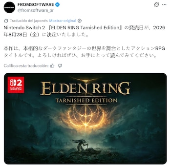 Elden Ring - Switch 2 - tecnología - 4 de junio