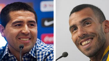 Riquelme y Tevez hablaron del