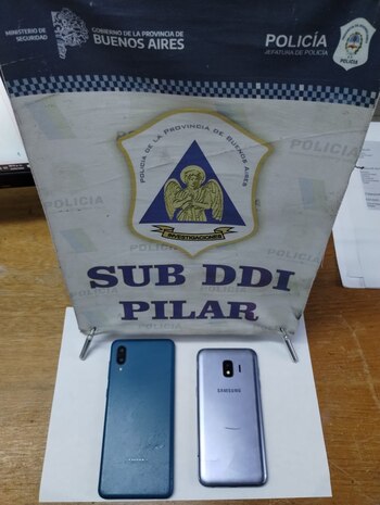 El celular de la víctima