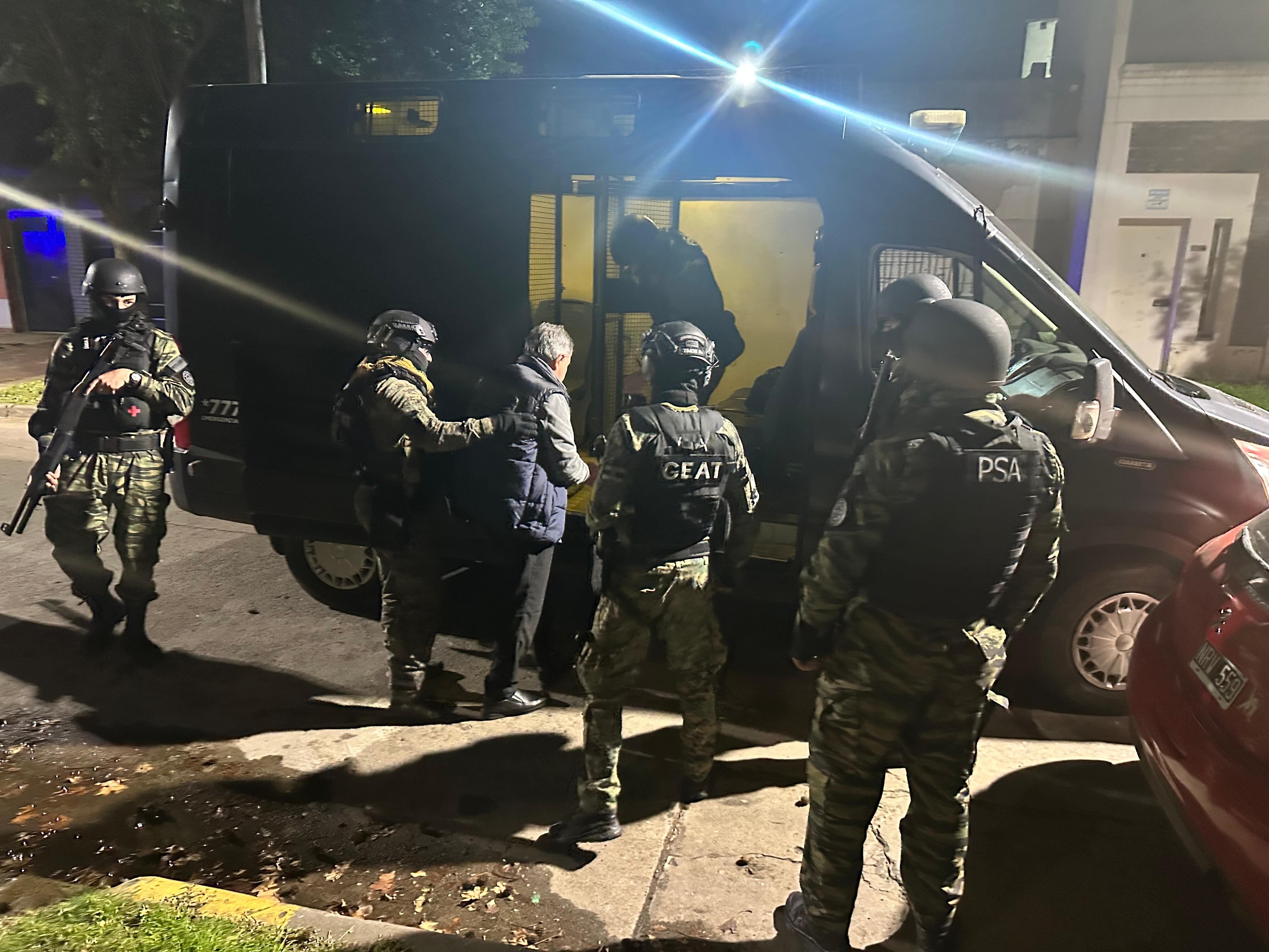 Los once procedimientos de la PSA y Gendarmería se realizaron la noche del 20 de agosto de 2025