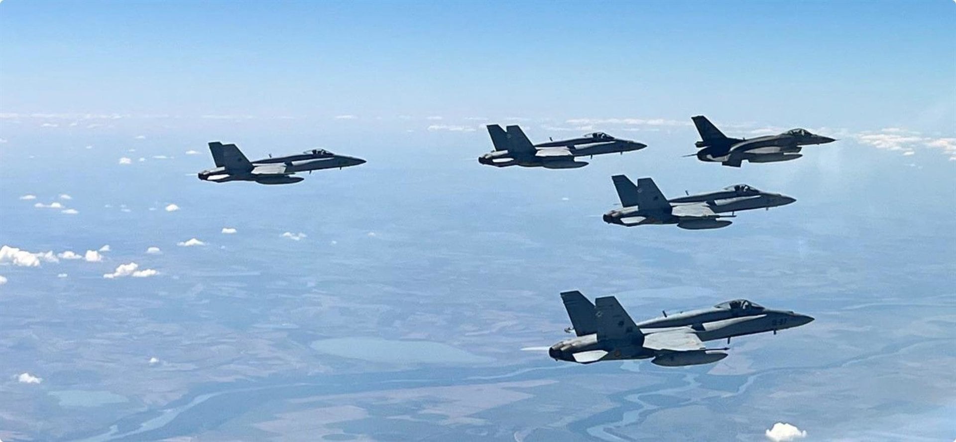 El repunte de la amenaza rusa en la frontera pone a España en la primera línea de la misión de la OTAN: un dron derribado y cuatro despliegues en una semana