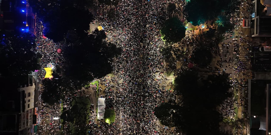 Los impactantes videos del caos y aglomeraciones en el Ángel y Reforma tras México vs. Ecuador