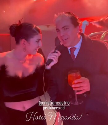 Con aparentemente unos tragos encima