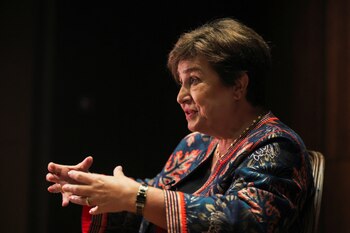 Kristalina Georgieva tendrá una reunión