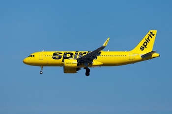 Un avión de Spirit a
