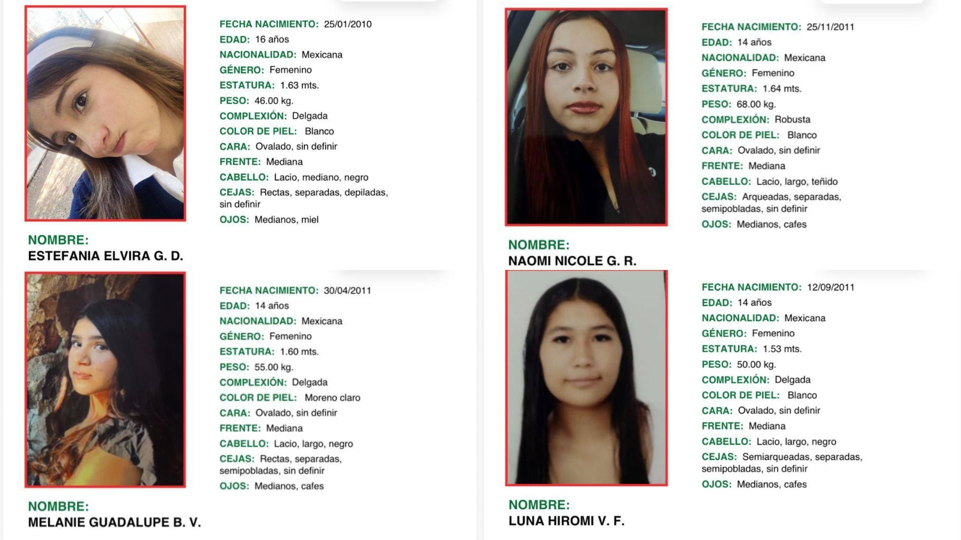 DESAPARECEN CUATRO ADOLESCENTES EN ZAMORA, MICHOACÁN