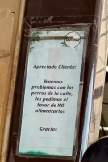 La controversia por el letrero en El Tambor puso el foco en más de 300 trabajadores de la cadena - crédito TikTok