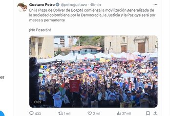 El mandatario se pronunció sobre