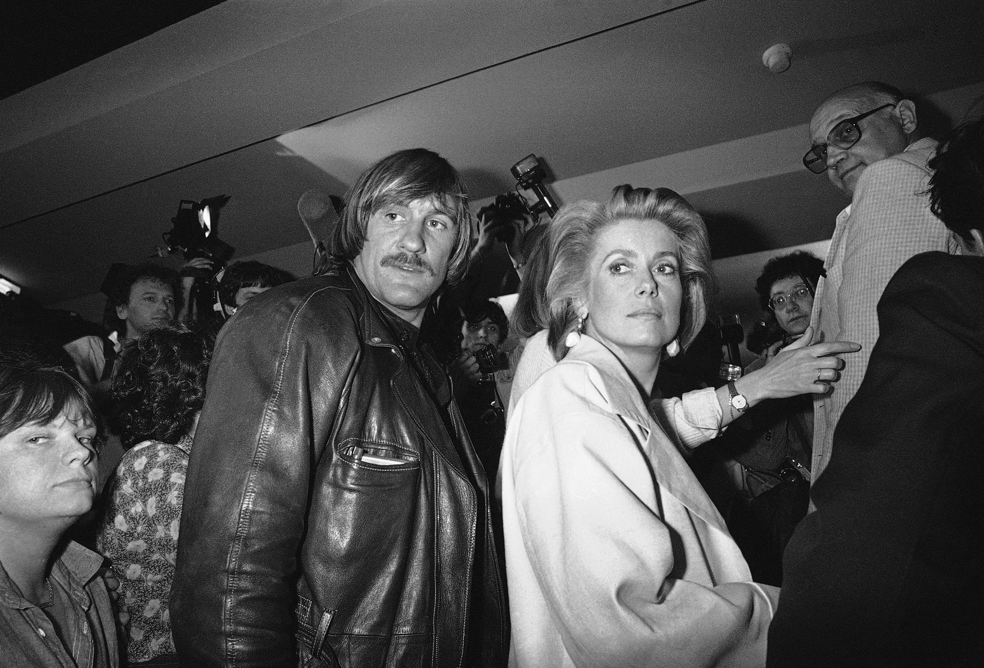 Gerard Depardieu y Catherine Deneuve en Cannes, 1984 (Foto: AP / Michel Lipchitz)