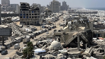 Al menos un muerto y siete heridos en la ciudad de Gaza tras los últimos ataques israelíes