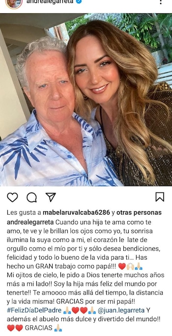 Andrea Legarreta dedica emotivo mensaje