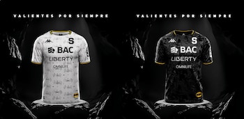 El diseño y la campaña “Valiente por Siempre” buscan resaltar la filosofía de superación del Saprissa y su identificación con los valores de Batman. (Cortesía: Saprissa)