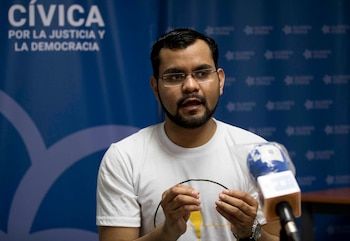 En la imagen el dirigente