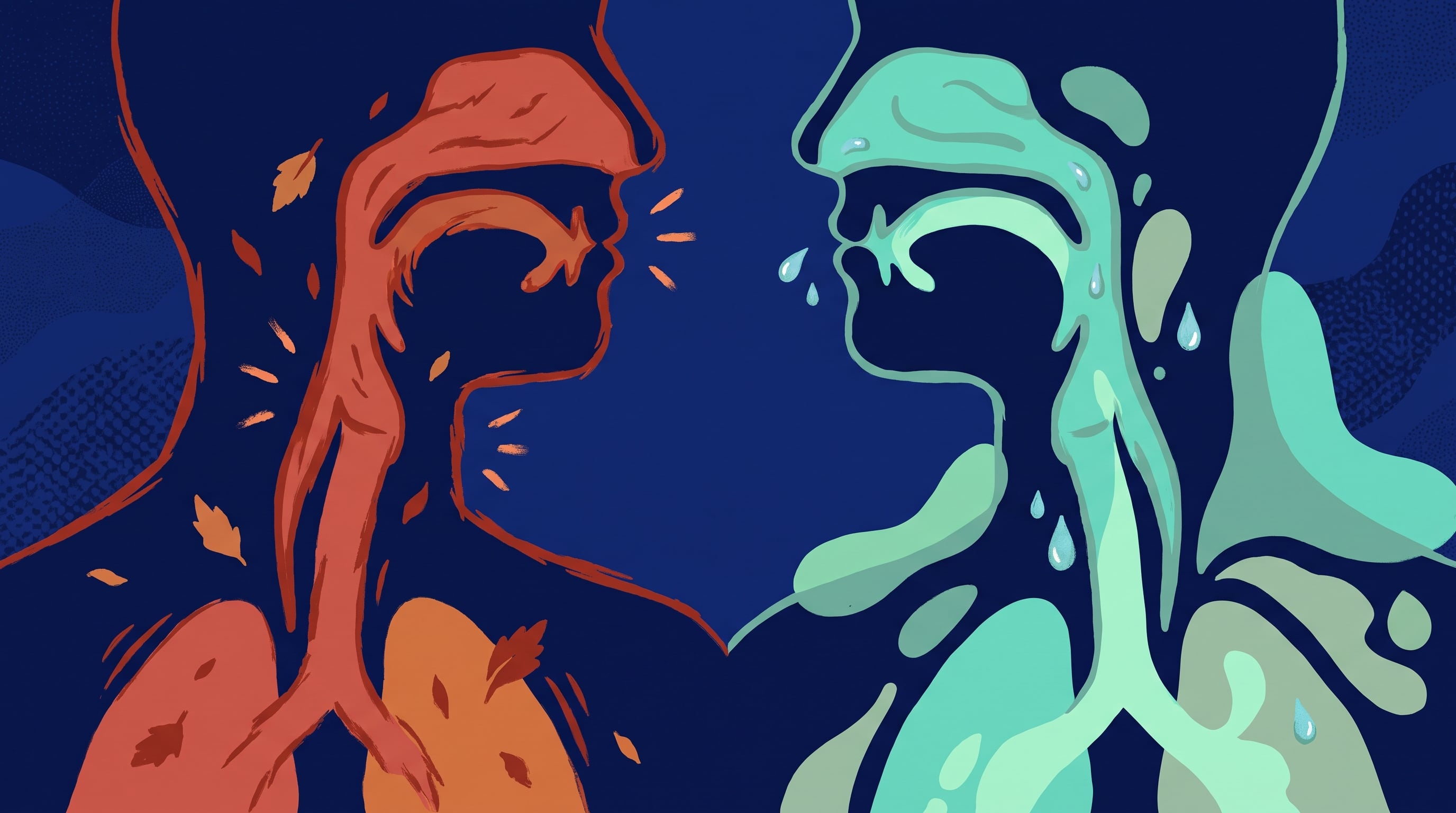 La tos actúa como un mecanismo reflejo para expulsar gérmenes, secreciones e irritantes de las vías respiratorias (Imagen Ilustrativa Infobae)