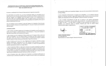 Entre las justificaciones se señala que el presidente electo ha manifestado su intención de realizar la ceremonia en una guarnición militar como un reconocimiento institucional a la fuerza pública - crédito @CarolBordaA/X