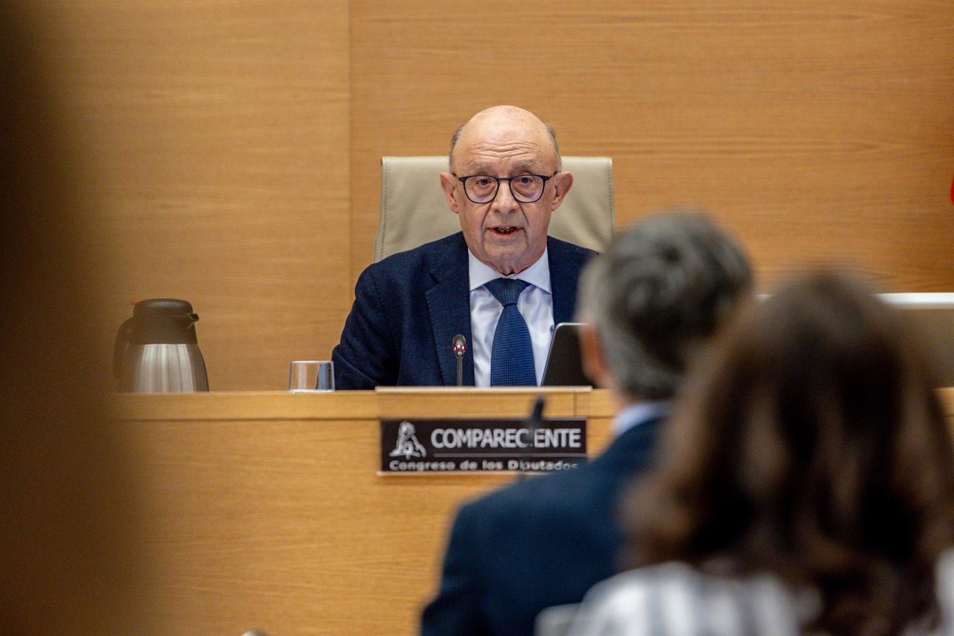 14/04/2025 El exministro de Hacienda y Función Pública Cristóbal Ricardo Montoro comparece ante la comisión de Investigación sobre la denominada
