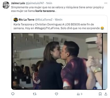 Usuarios reaccionan al beso de