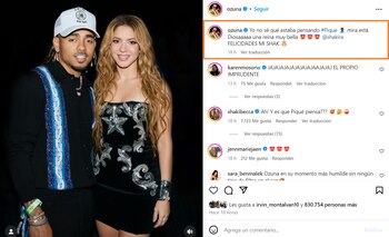 Ozuna publicó una foto junto