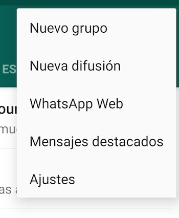 La lista de difusión en