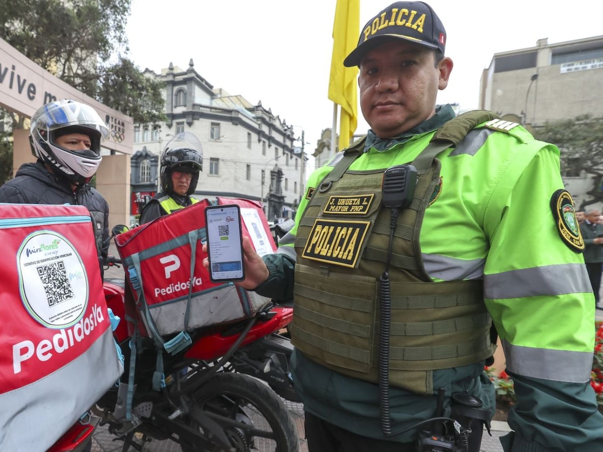 Miraflores: Reinician operativos y empadronamiento a motos delivery ante fallo del Indecopi - Infobae