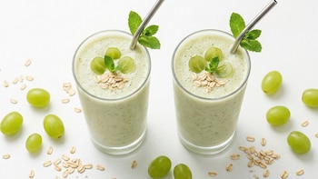 Licuado de uva y avena -México- 2 abril