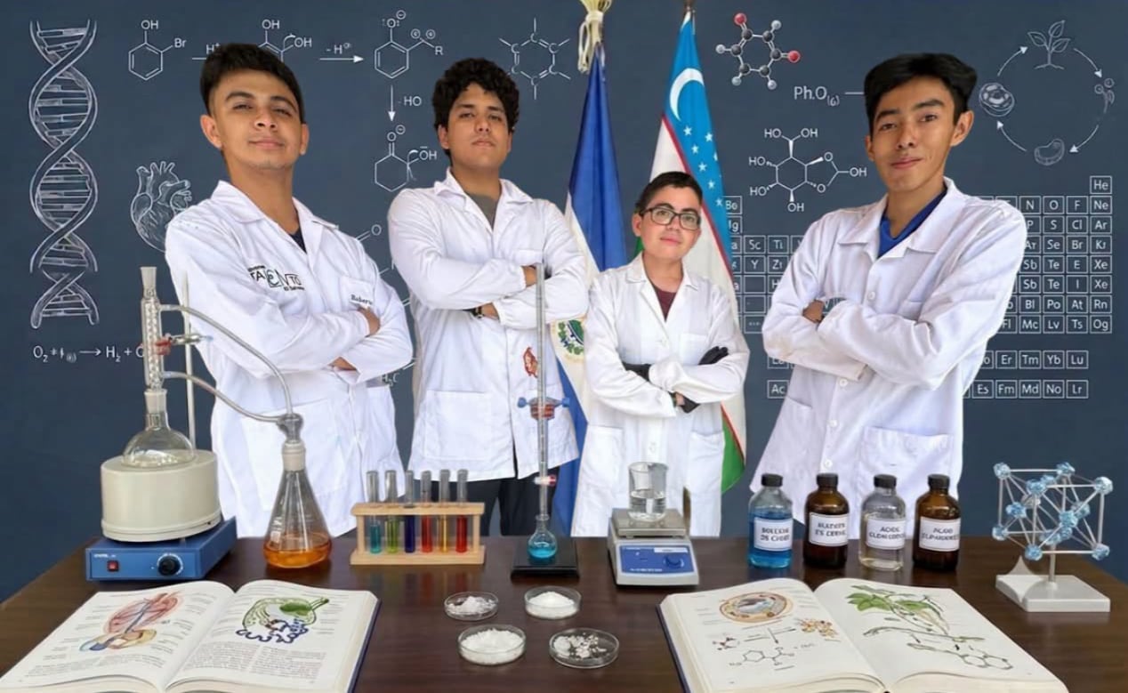 El Salvador suma triunfos en olimpiadas de química, matemáticas y astronomía con el Programa Jóvenes Talento
