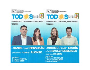 Foto: Boleta de Frente de