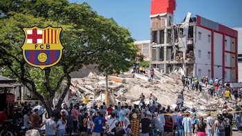 El FC Barcelona anunció colecta para los afectados por el terremoto en Colombia: el club comenzó donando 100.000 euros