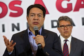 Mario Delgado también fue coordinador