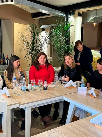 Soledad Acuña estuvo este viernes