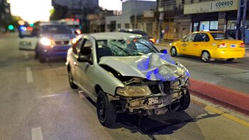 El joven abandonó el vehículo