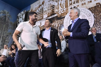 Acto Axel Kicillof con la CGT