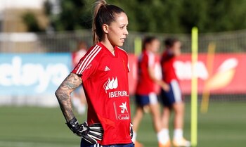 14/09/2020 La guardameta Lola Gallardo