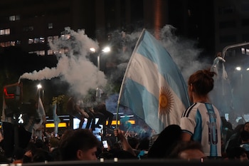 Festejos Argentina Inglaterra en el Mundial 2026 - Obelisco