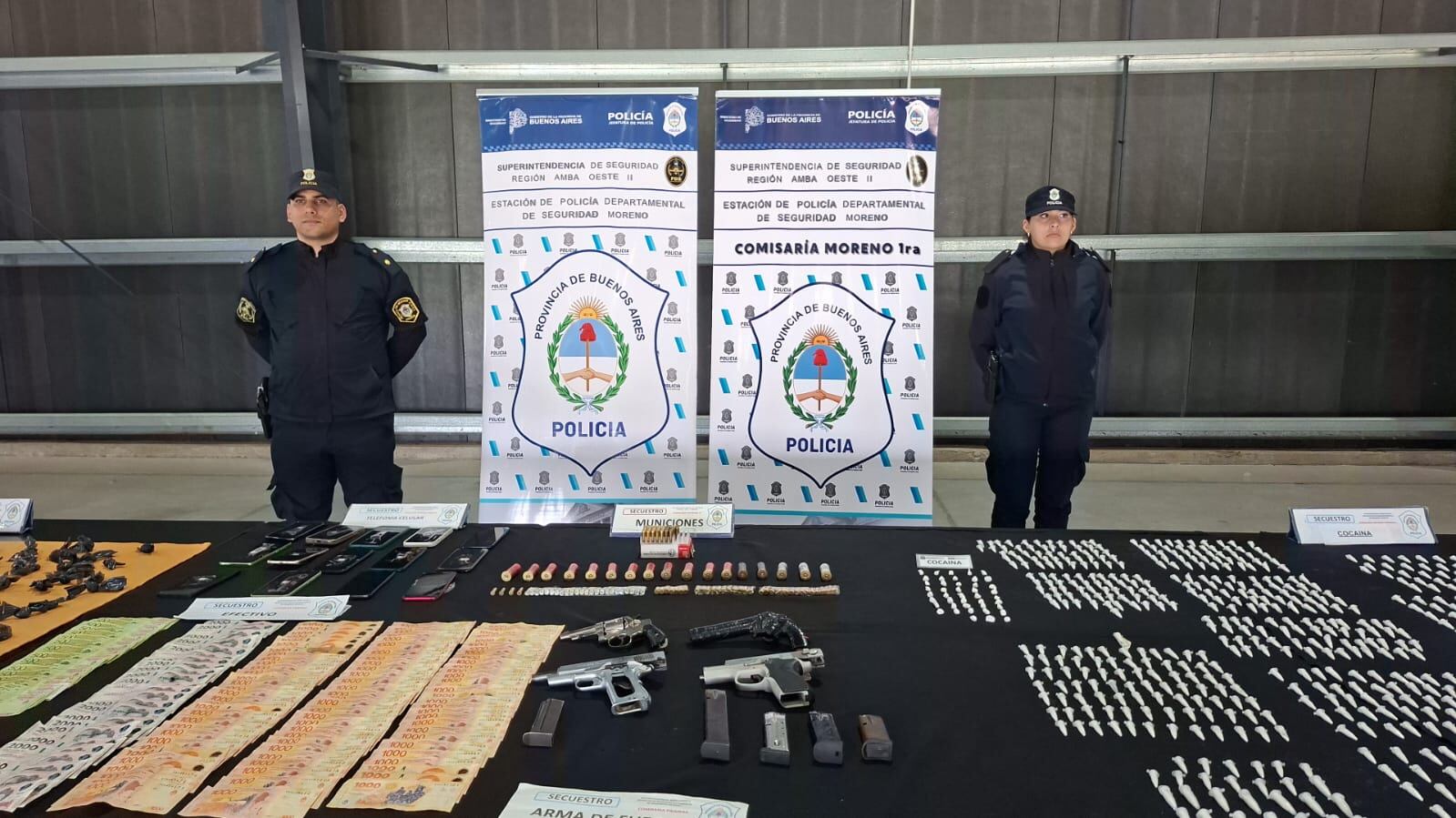 El resultado de los allanamientos del último fin de semana