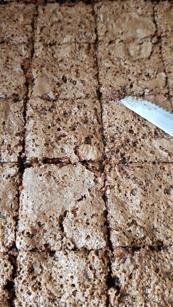 Brownie sin gluten, por Karina