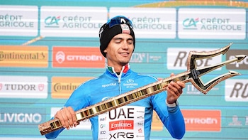 El ciclista mexicano Isaac del Toro extiende su contrato con UAE Team Emirates-XRG hasta 2031