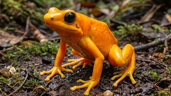 Ranas arlequín criadas en cautiverio en Panamá muestran un cambio inesperado al volver a la selva