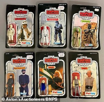 Una pareja de ancianos por poco bota a la basura una herencia de juguetes de Star Wars avalada en medio millón de dólares
