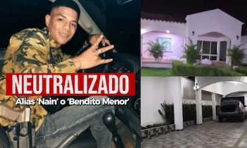 Las autoridades llegaron por aire a la casa donde se ocultaba alias Bendito Menor, ubicada en La Guajira - crédito Dijín y @generaljmora/X