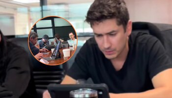 Actores de l novela de Rigo en un montaje de Infobae Colombia