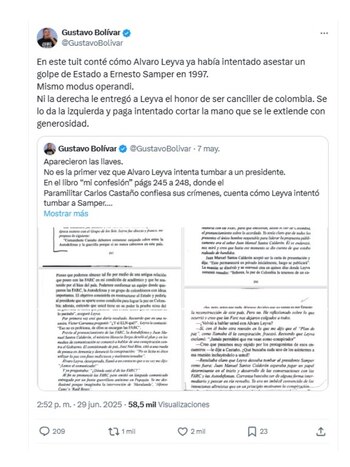 Con esta publicación en X,