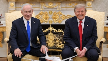 Afirman que Donald Trump y Benjamin Netanyahu analizan la posibilidad de imponer un bloqueo terrestre contra Irán