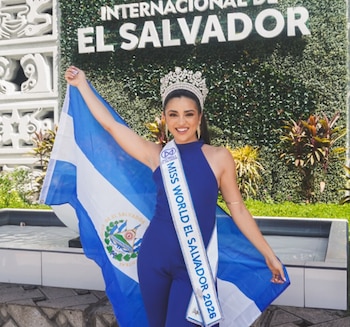 Más allá de la competencia, la salvadoreña ha conquistado al público por su compañerismo y calidez humana (Cortesía: Adriana Rivas).